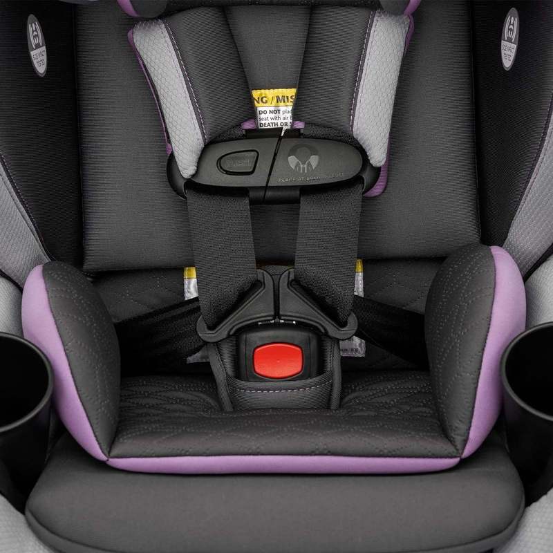 New Evenflo Revolve360 Slim 2-In-1 Rotational Car Seat with Quick Clean Cover (Sutton Purple) - Image 8