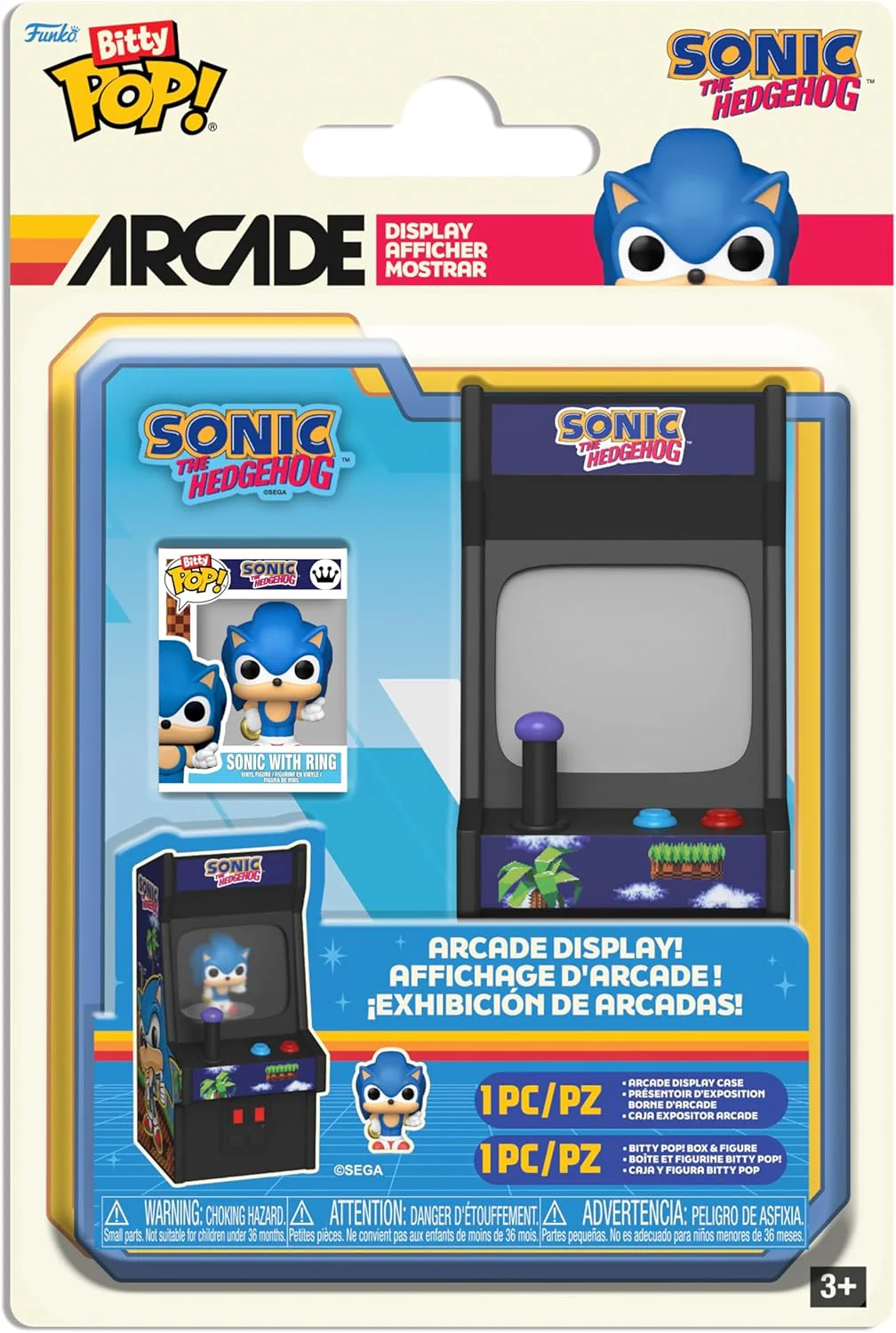 New Funko Pop Bitty Arcade Sonic the Hedgehog Vinyl Figure - Image 3