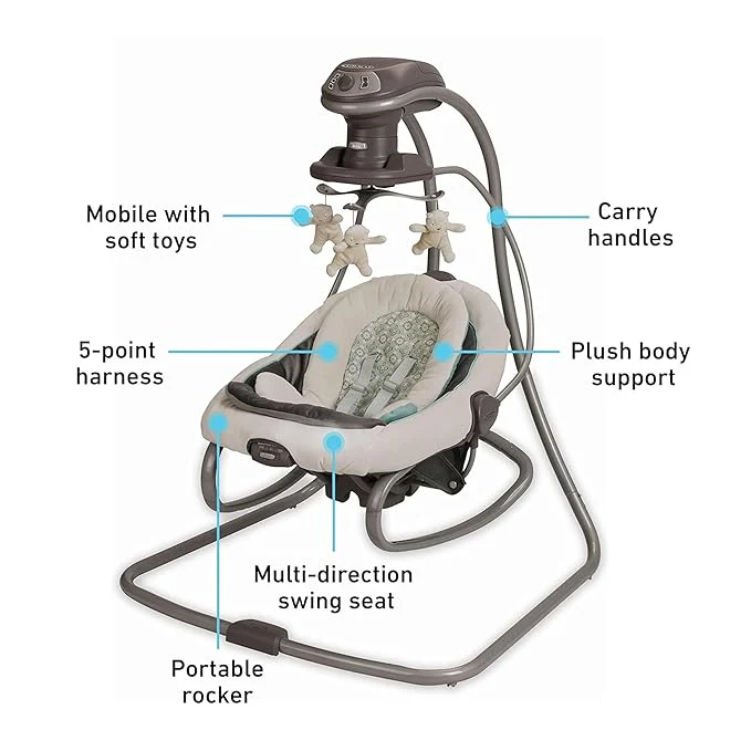 Graco DuetSoothe Swing and Rocker (Winselt) - Image 3