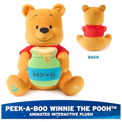 New GUND Disney Peek-a-Boo Winnie the Pooh Plush (Yellow) - Image 2
