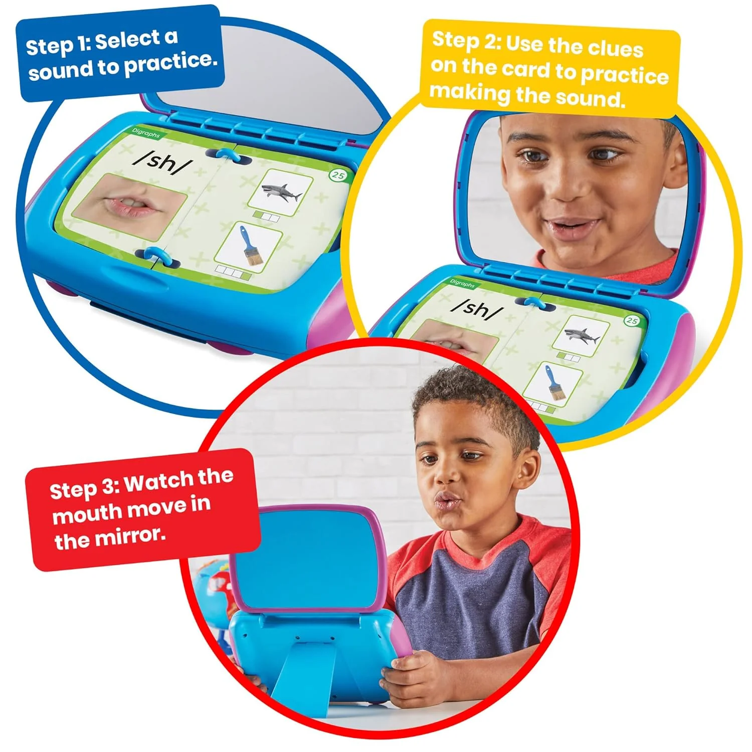 New Hand2mind Mirror My Sounds Phoneme Flash Card Set Learning Activity - Image 3