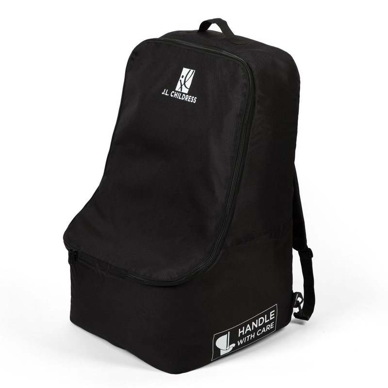 New J.L. Childress Deluxe Padded Backpack Car Seat Travel Bag (Black)