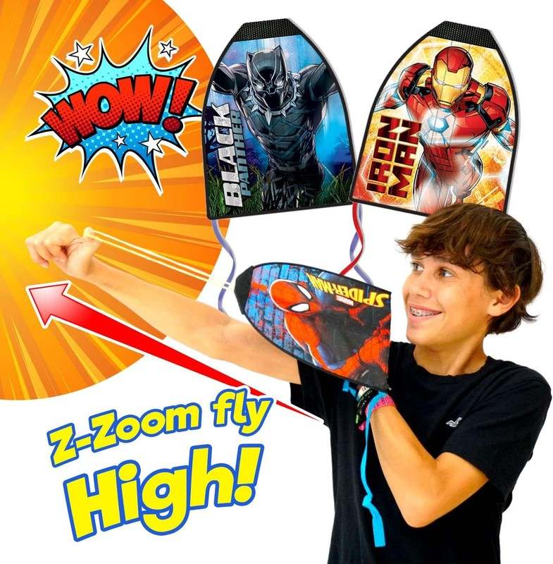 New JA-RU Marvel Spiderman Mini Kite Launcher -1 Pack - Image 2