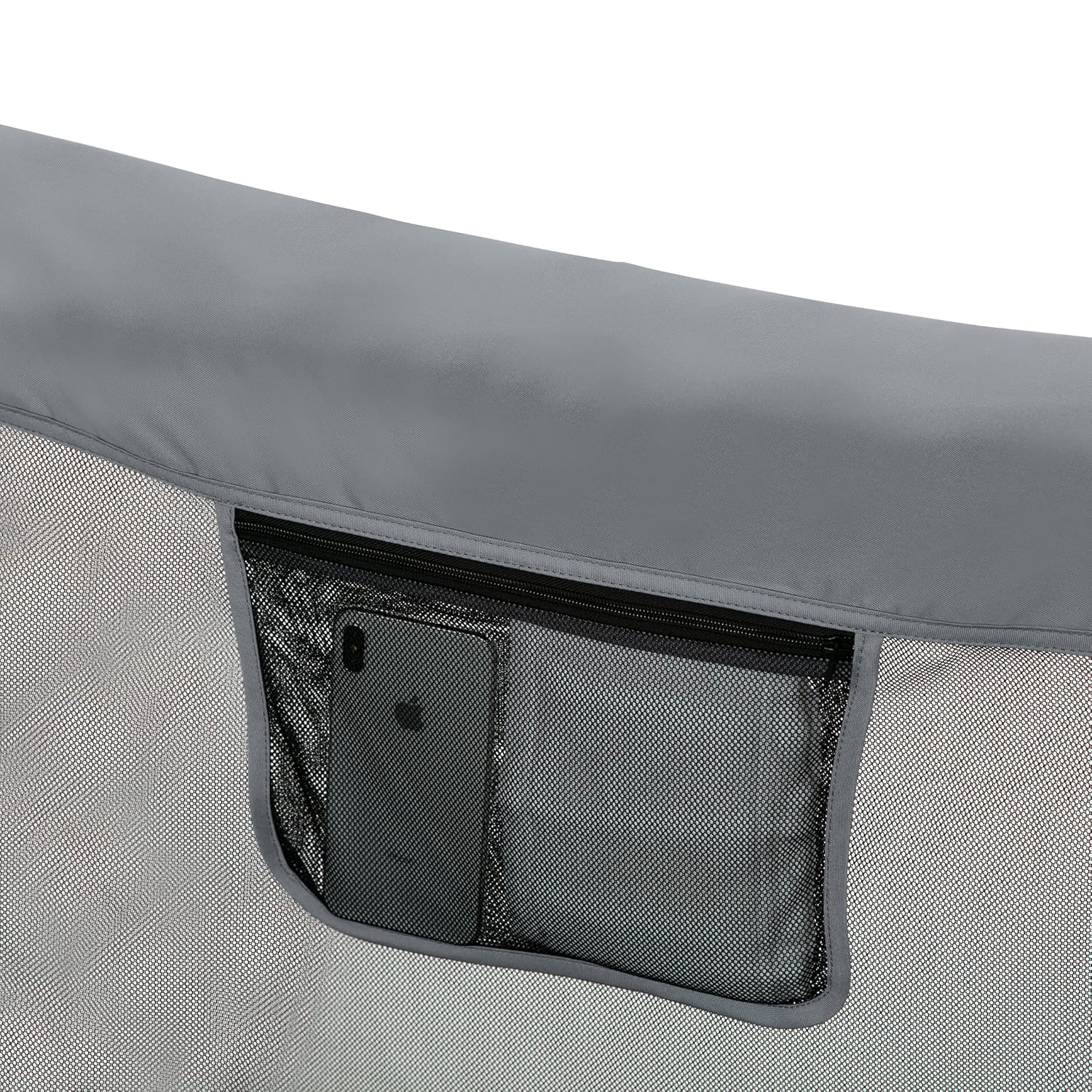 New Jeep Hexagon Pop Up Play Yard with Removable Canopy (Grey) - Image 12