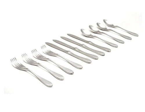 New Knork Stainless Steel Flatware Starter, 12 Piece Set (Matte) FINAL SALE - Image 4