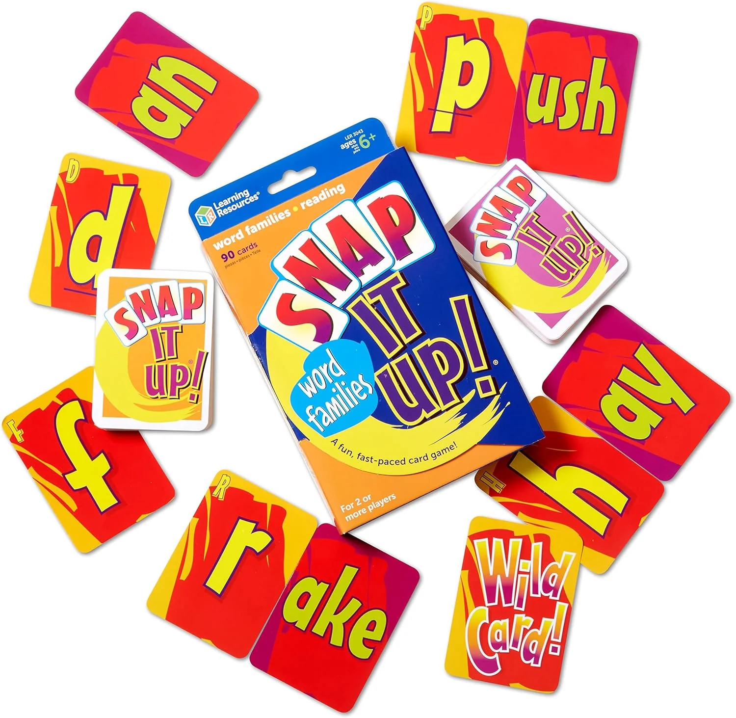 New Learning Resources Snap It Up! Phonics & Reading Game
