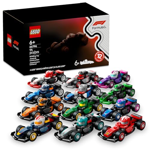 New LEGO F1 Collectible Race Cars 66796 6-Pack