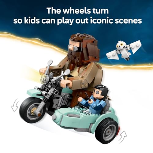 New LEGO Harry Potter Hagrid & Harry's Motorcycle Ride Building Toy (76443) - Image 6