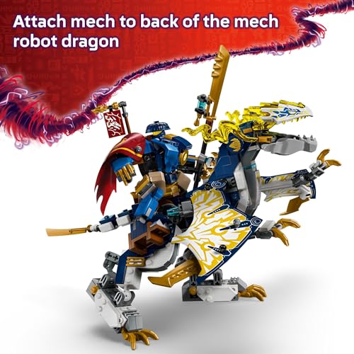 New LEGO NINJAGO Rogue’s Mech Dragon Rider Building Toy (71843) - Image 3