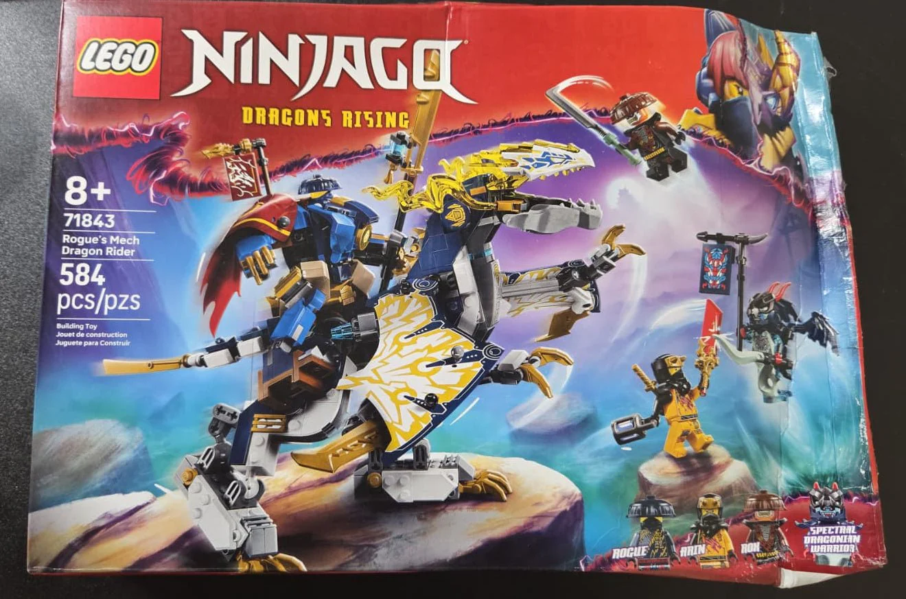 New LEGO NINJAGO Rogue’s Mech Dragon Rider Building Toy (71843) - Image 7