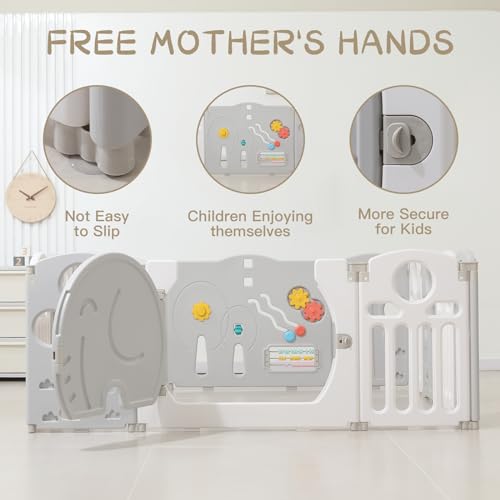 New LulliSpace Baby Playpen (White) - Image 6