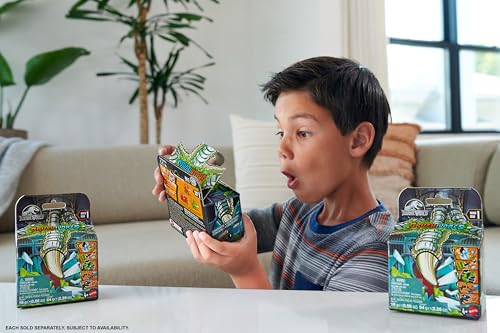 New Mattel Jurassic World Crushivores Mini Dinosaur Figure & Accessories! - Image 2