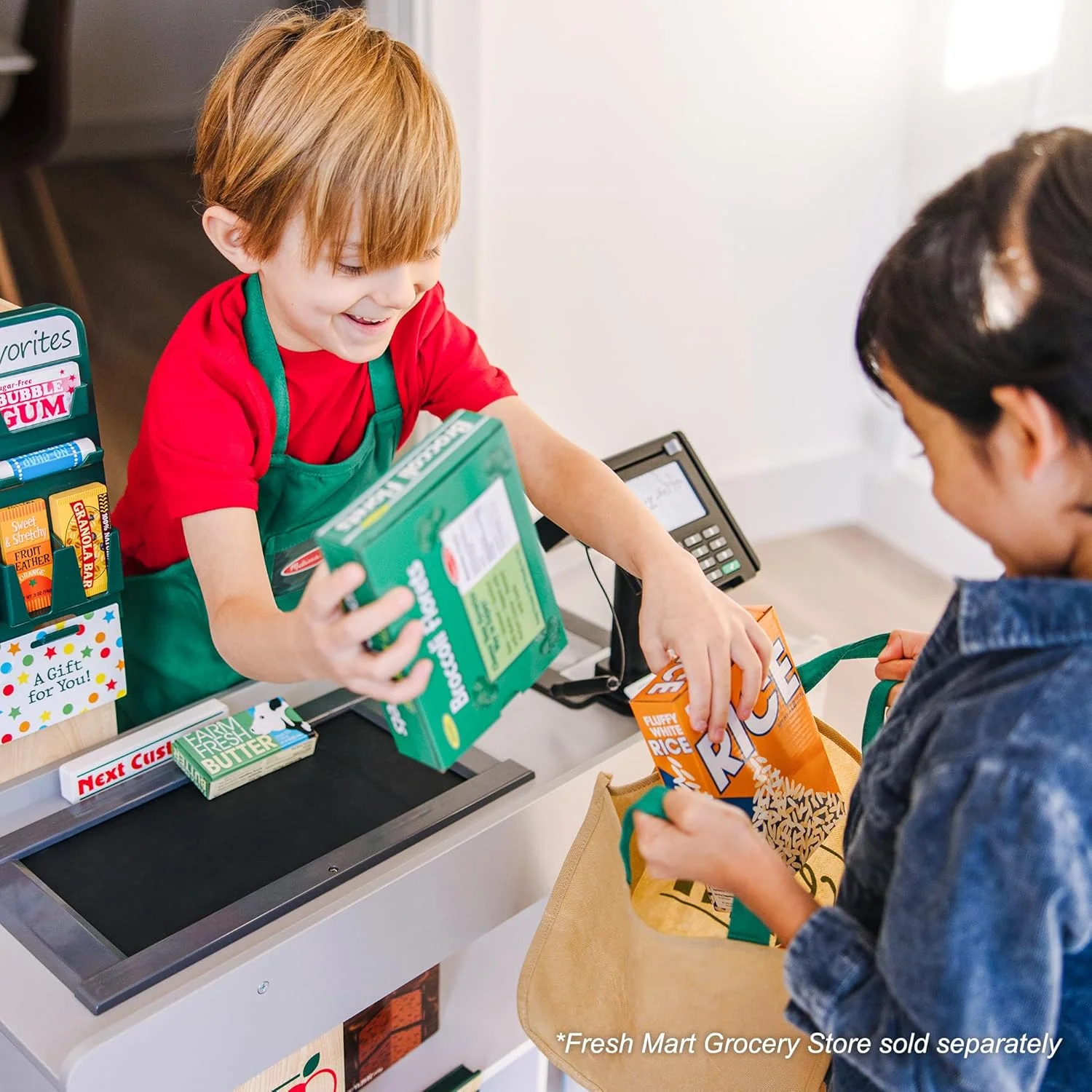 New Melissa & Doug Fresh Mart Grocery Companion Set - Image 9