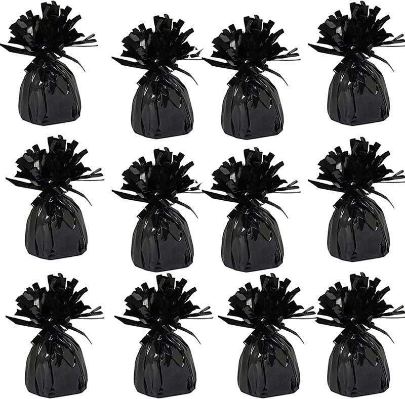 New The Dreidel Company Metallic Balloon Weights (Black)