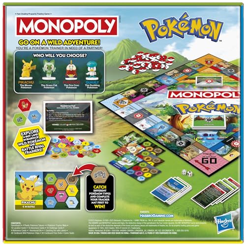 New Monopoly Pokémon Edition Board Game - Image 2