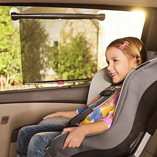 Munchkin Sun Safety Roller Shades 2-Pack (Black) - Image 2