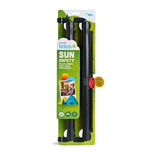 Munchkin Sun Safety Roller Shades 2-Pack (Black) - Image 5