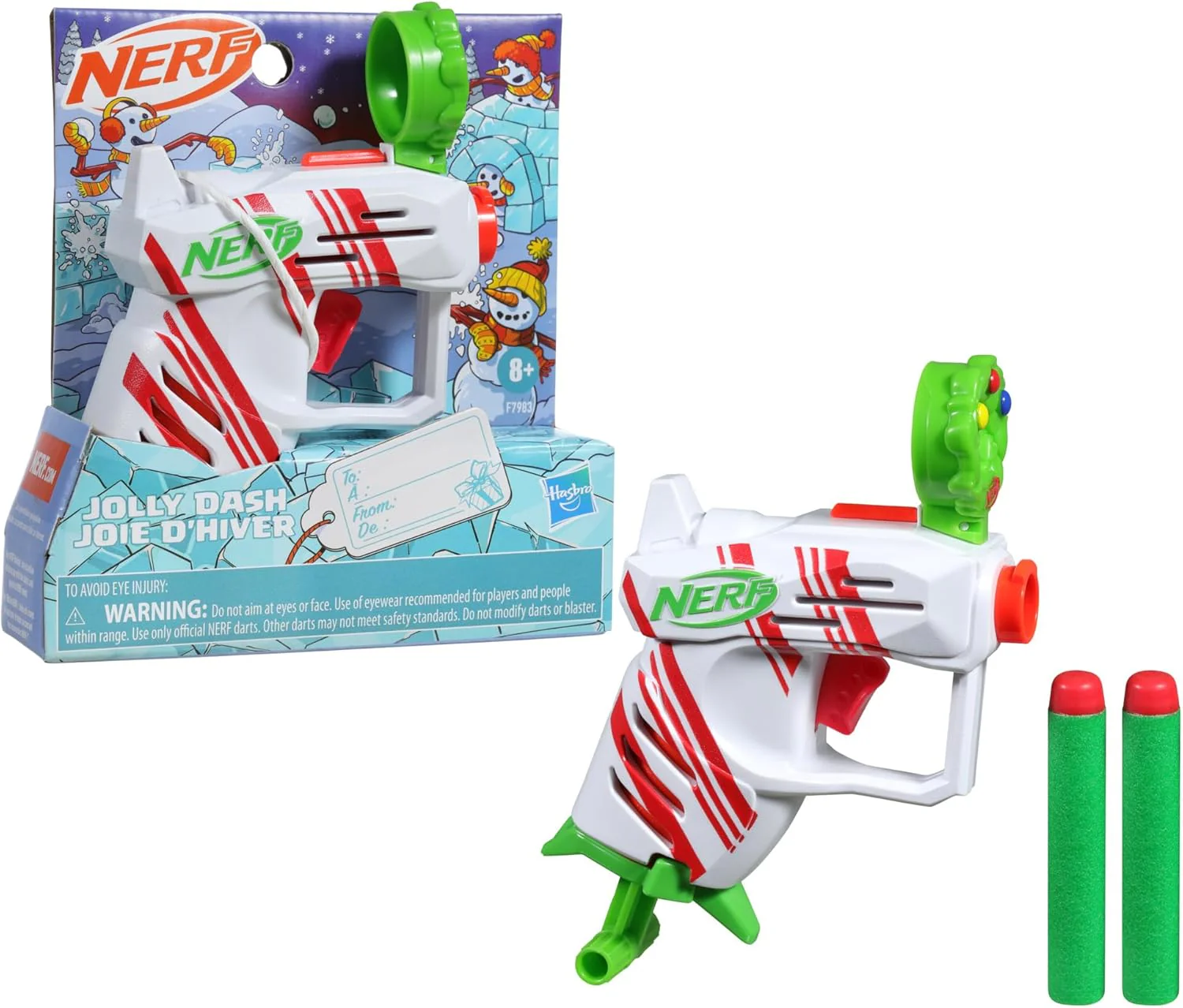 New Nerf Elite 2.0 Jolly Dash Foam Blaster 8 Years and Up - Image 2