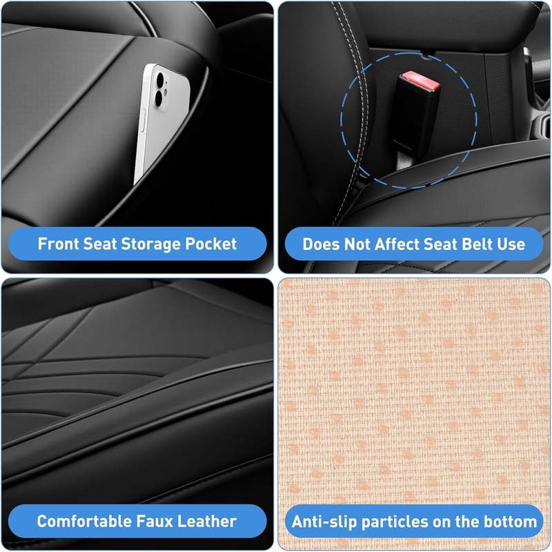 New Nilight Car Seat Cushion Cover (Black) - Image 4