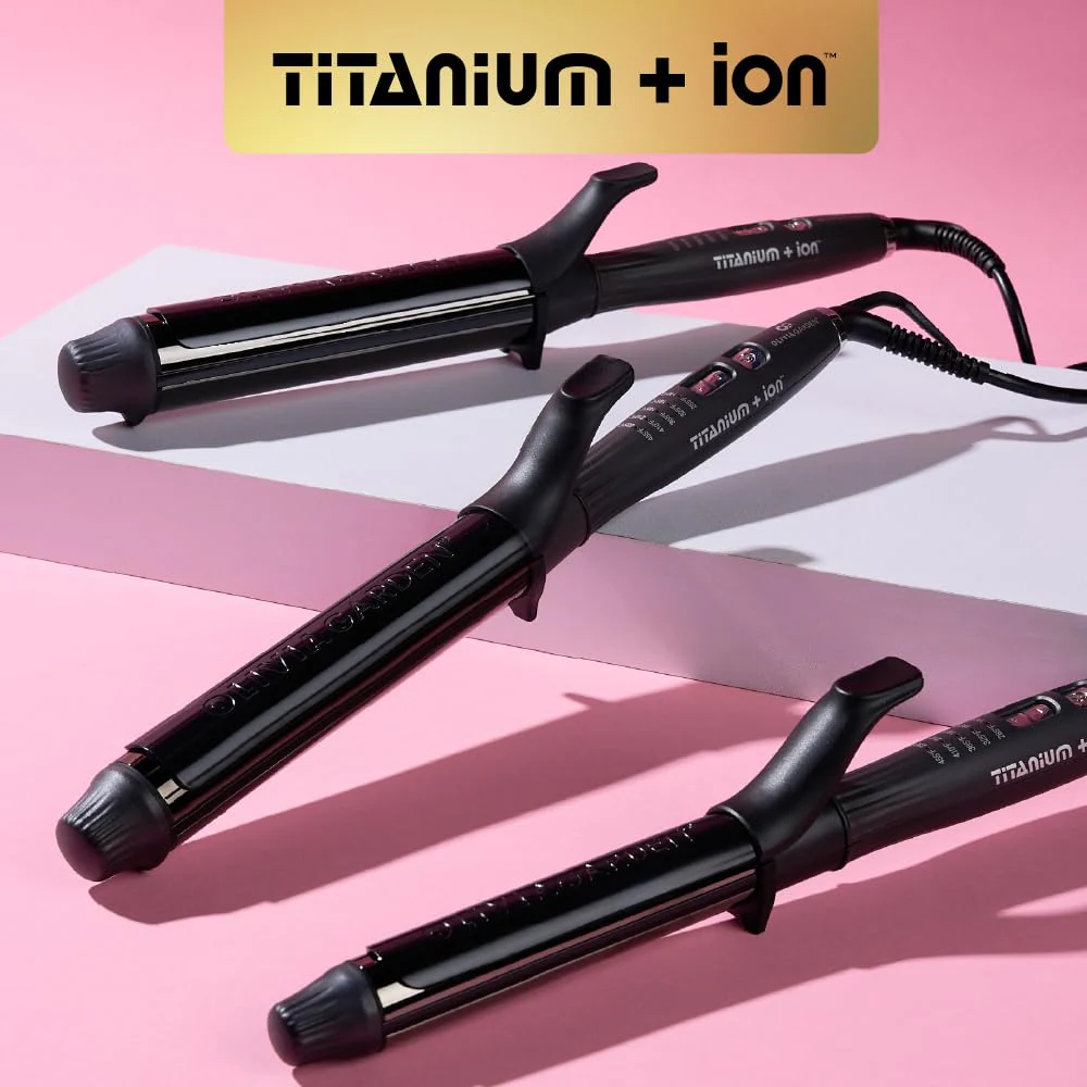 New Olivia Garden Titanium + Ion High Performance Professional Curling Iron - Image 6