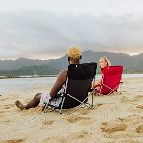 New ONIVA Tranquility Low Beach Chair with Carry Bag (Black) - Image 5