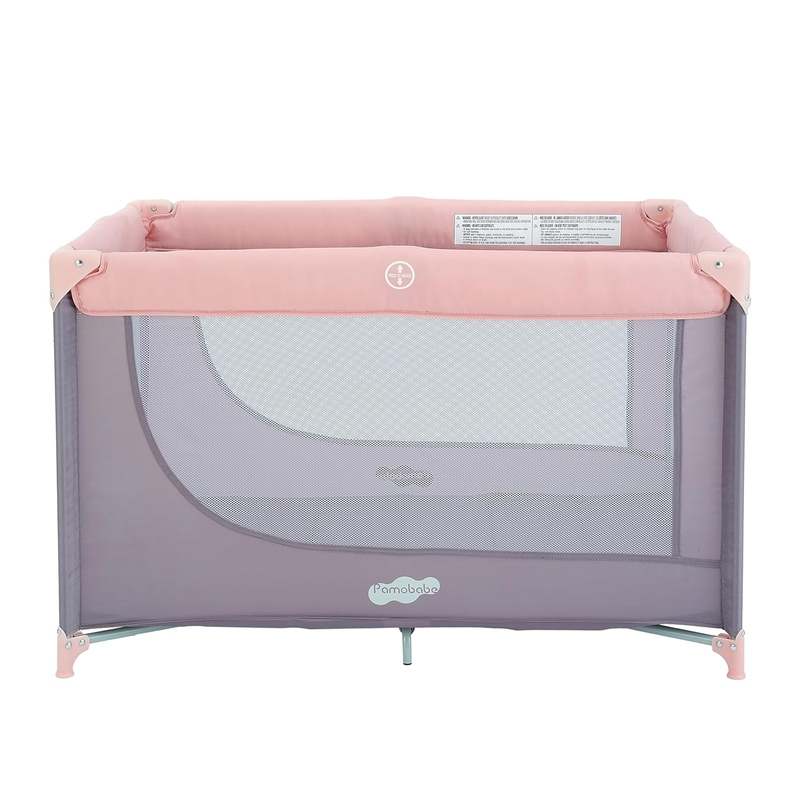 New Pamo Babe Portable Crib Mattress Baby Playards (Pink) - Image 5