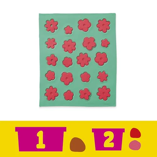 New Play-Doh Barbie Florals and Fringe Set, Make Doll Clothes with Modeling Compound - Image 5