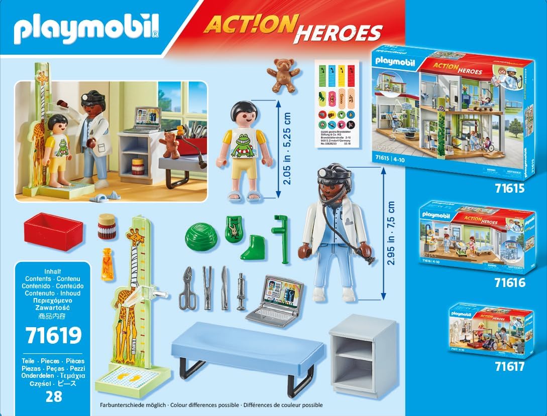 New Playmobil Pediatrician with Teddy Bear - Image 2