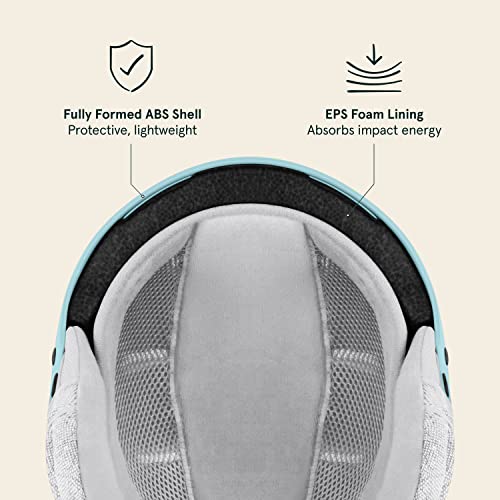 New Retrospec Comstock Ski & Snowboard Helmet - Youth (Matte Blue Ridge) - Image 3