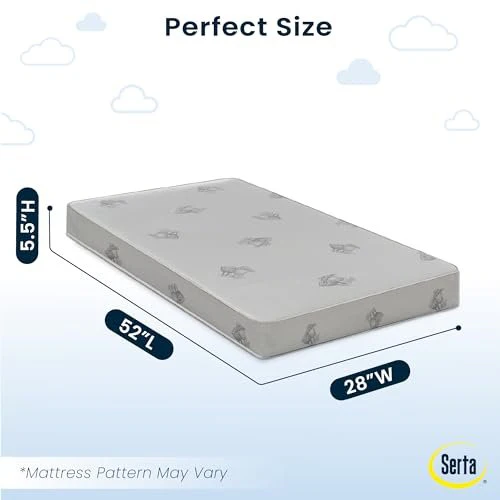 New Serta Perfect Start Deluxe Limited Dual-Sided Crib & Toddler Mattress - Image 3