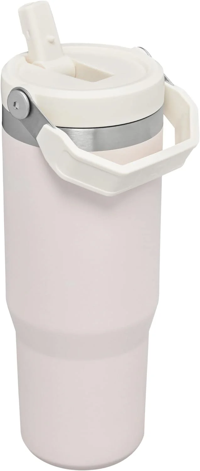 New STANLEY IceFlow Flip Straw Insulated Tumbler - 30 Oz (Rose Quartz) - Image 2