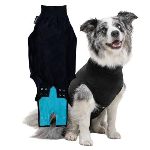 Suitical Recovery Suit Dog, Medium (Black)