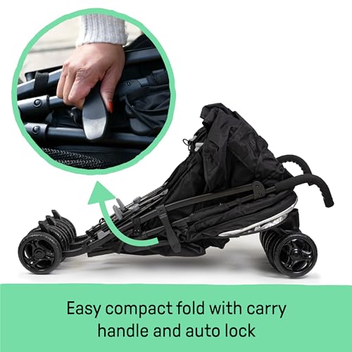 New Summer Infant 3Dlite Side by Side Double Stroller (Black) - Image 5
