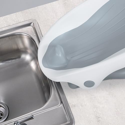 New Summer Infant Clean Rinse Baby Bath Seat (Gray) - Image 5