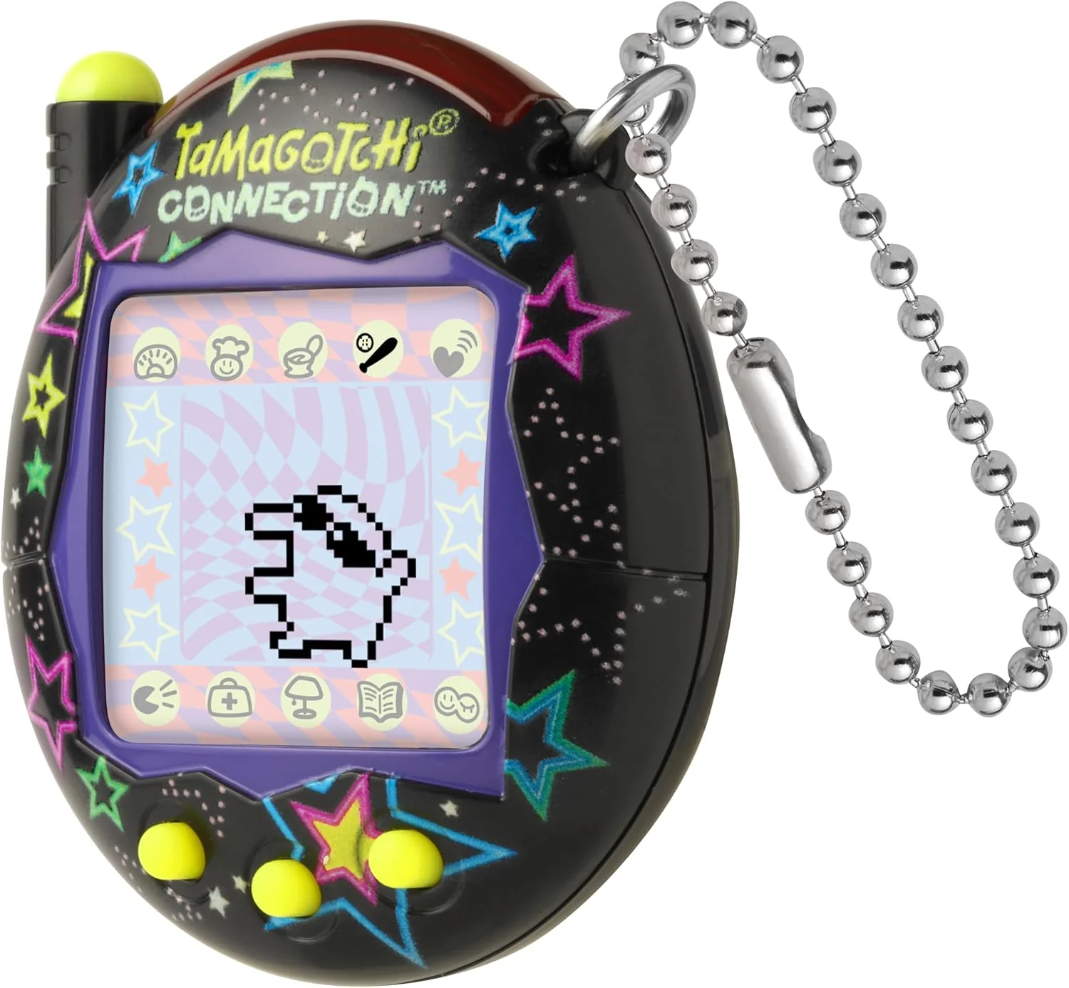 New Tamagotchi Connection Neon Stars Digital Pet Toy (Neon Stars) - Image 2