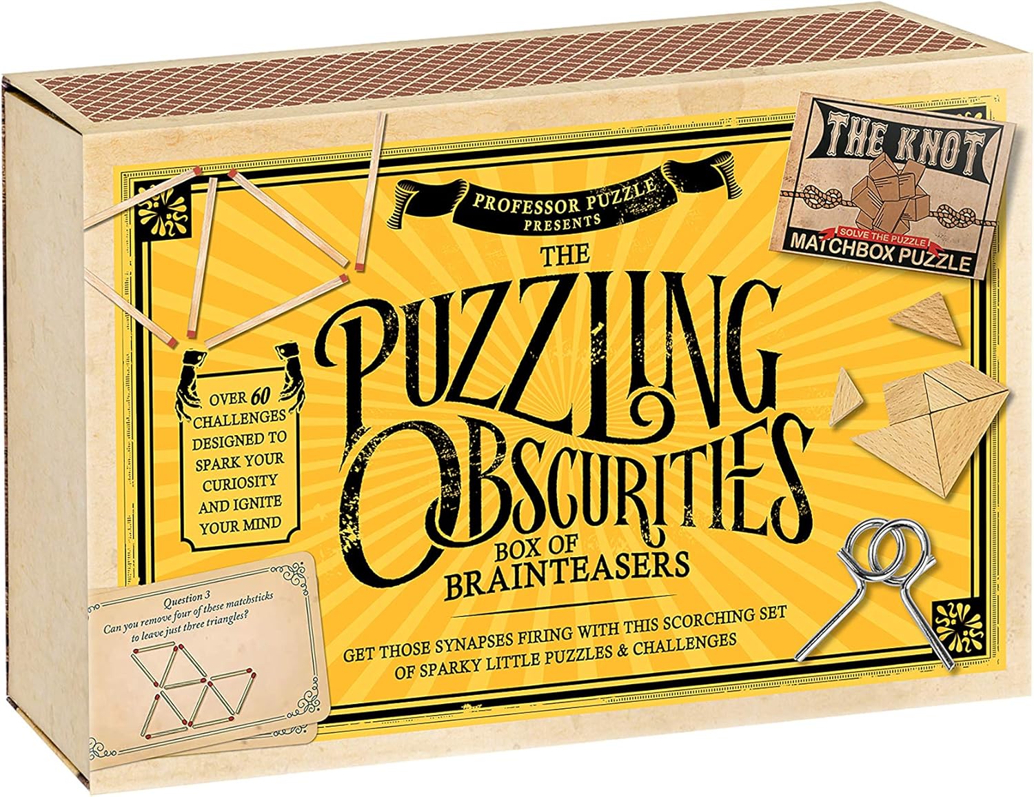 New The Obscurities Box of Brain Teasers | 10 Matchbox Puzzles & 50 Challenges - Image 2