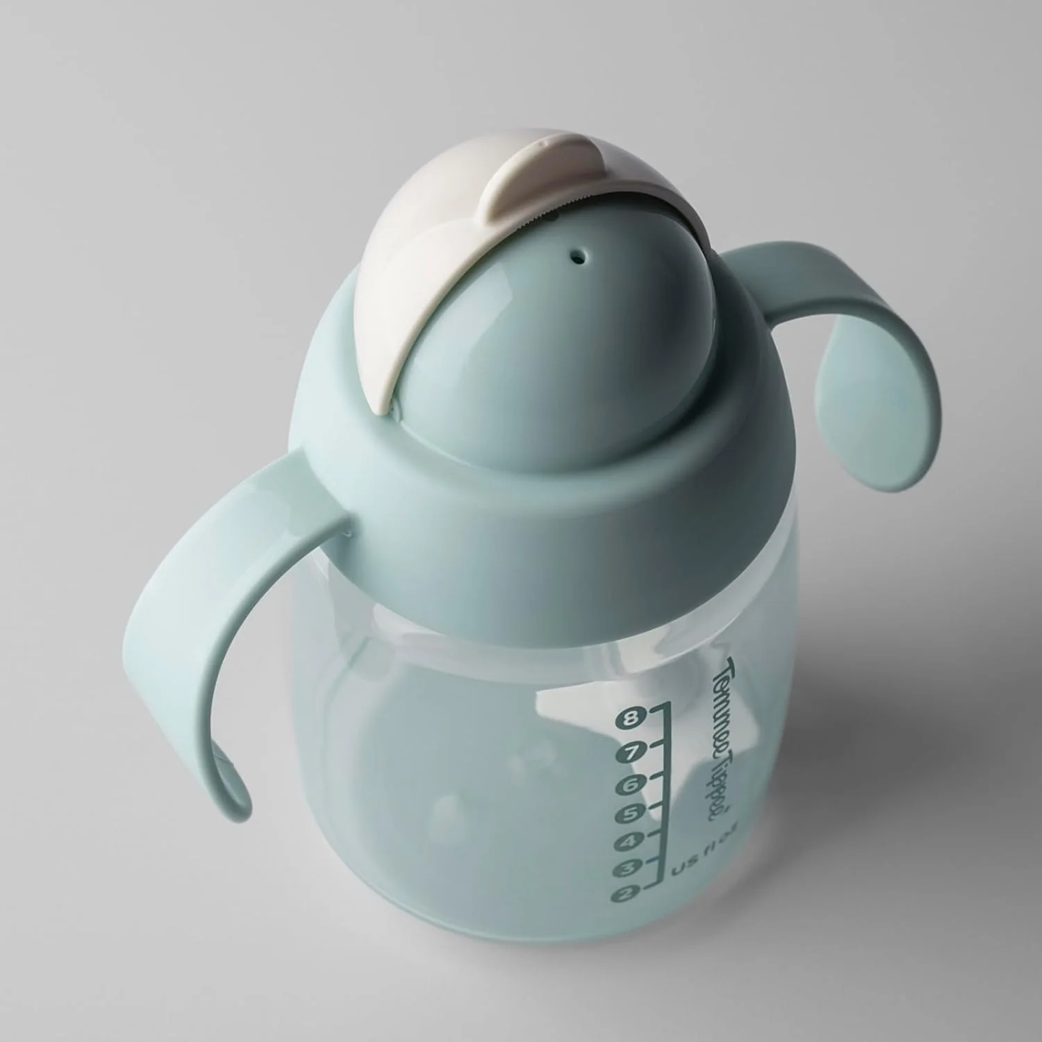 New Tommee Tippee Starter Weighted Straw Baby & Toddler 10oz Sippy Cup for 6 Months+ Pack of 2 (Blue & Green) - Image 2