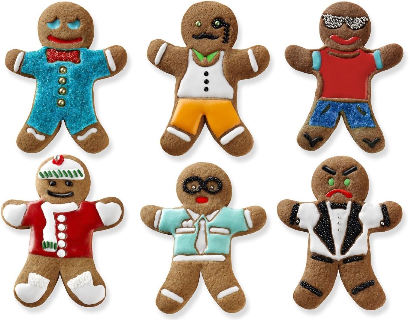 New Tovolo 6-Piece Cookie Press Set (Ginger Boy) - Image 4