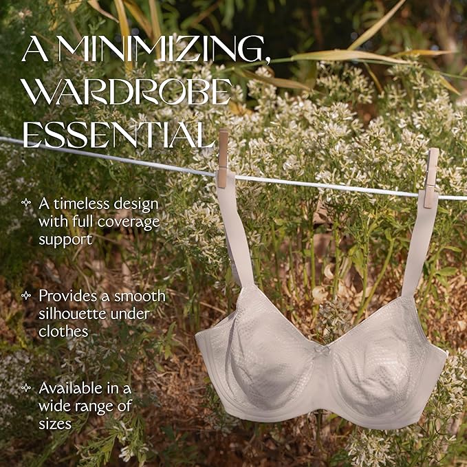 New Triumph Essential Minimizer Underwire Bra, 40DD (Vanille) - Image 3