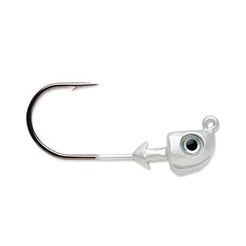 New VMC, Boxer Jig, 4/0 Hook Size, 3/8 oz, Metallic White, Package of 4 (BJ38-MW) - Image 2