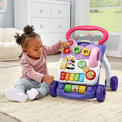 New VTech Sit-to-Stand Learning Walker Activity Toy (Lavender) - Image 4