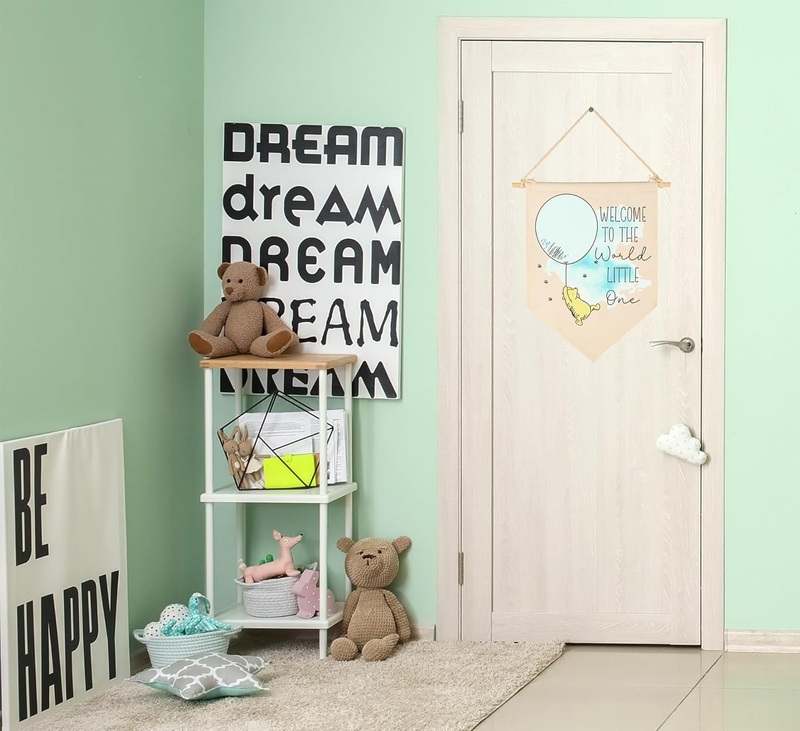 New Welcome to the World Baby Banner Nursery Decor - Image 3