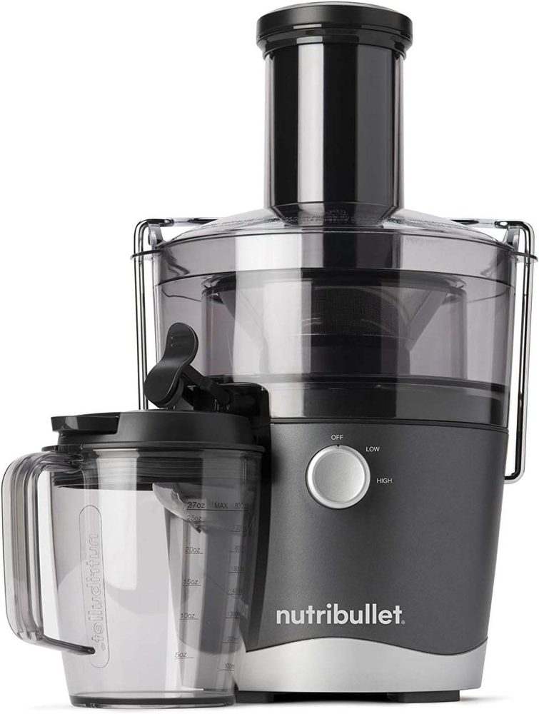 Nutribullet NBJ50100 Centrifugal Juicer, 800 Watts (Gray)