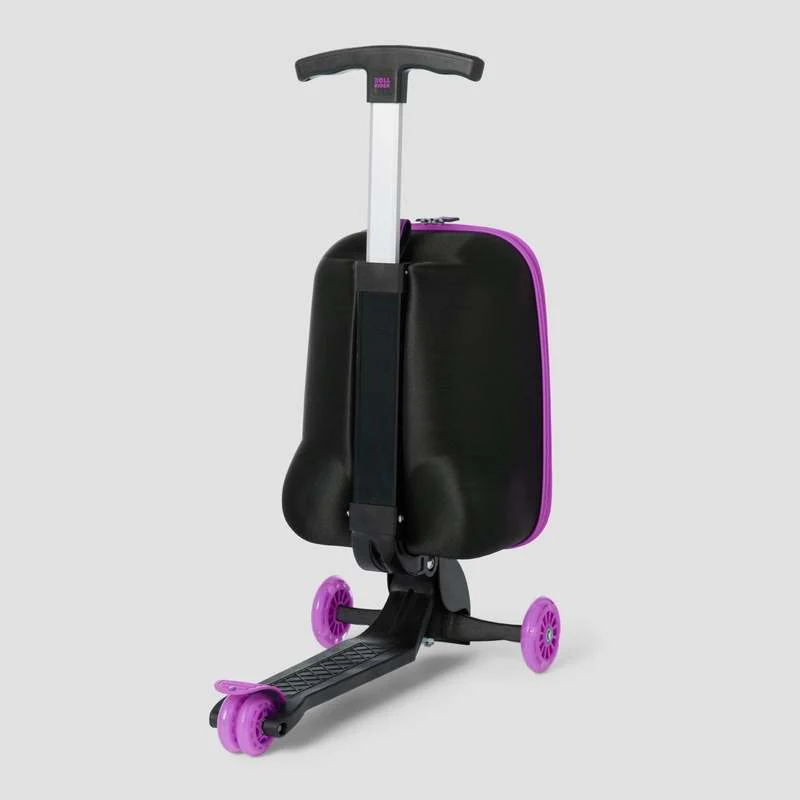 New Roll Rider Purple Kids Scooter Suitcase - Image 3