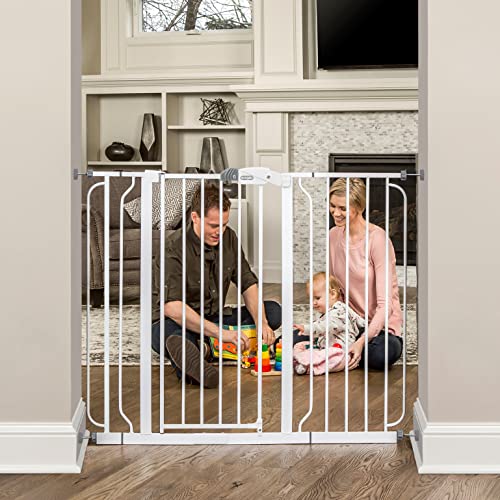 FINAL SALE New Regalo Baby Gate – 37" Extra Tall Walk Thru 29" to 49" Wide (White) - Image 3