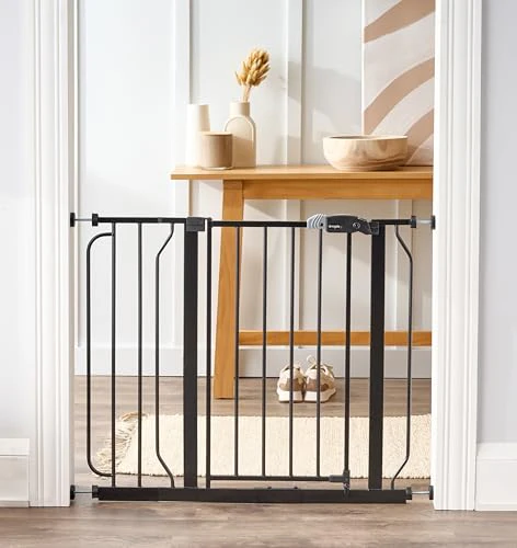 FINAL SALE Regalo Easy Step Walk Thru Baby Gate 29" to 38.5" Wide (Black) - Image 4
