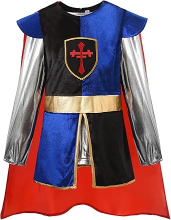 ReliBeauty Kids Knight Costume for Boys and Girls (3T/100)