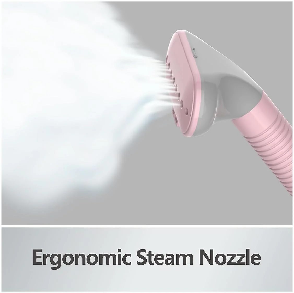 SALAV GS06-DJ Full-Size Garment Steamer, 1.3L Tank (Blush) - Image 4