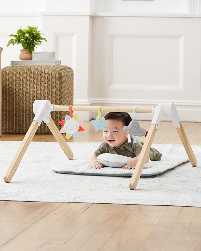 Skip Hop Silver Lining Cloud Wooden Baby Gym - Image 3