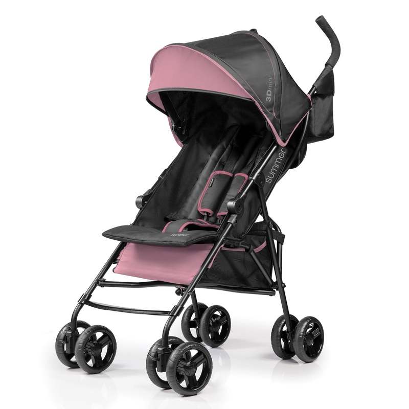 New Ingenuity 3D Mini Convenience Stroller Compact Fold (Pink)